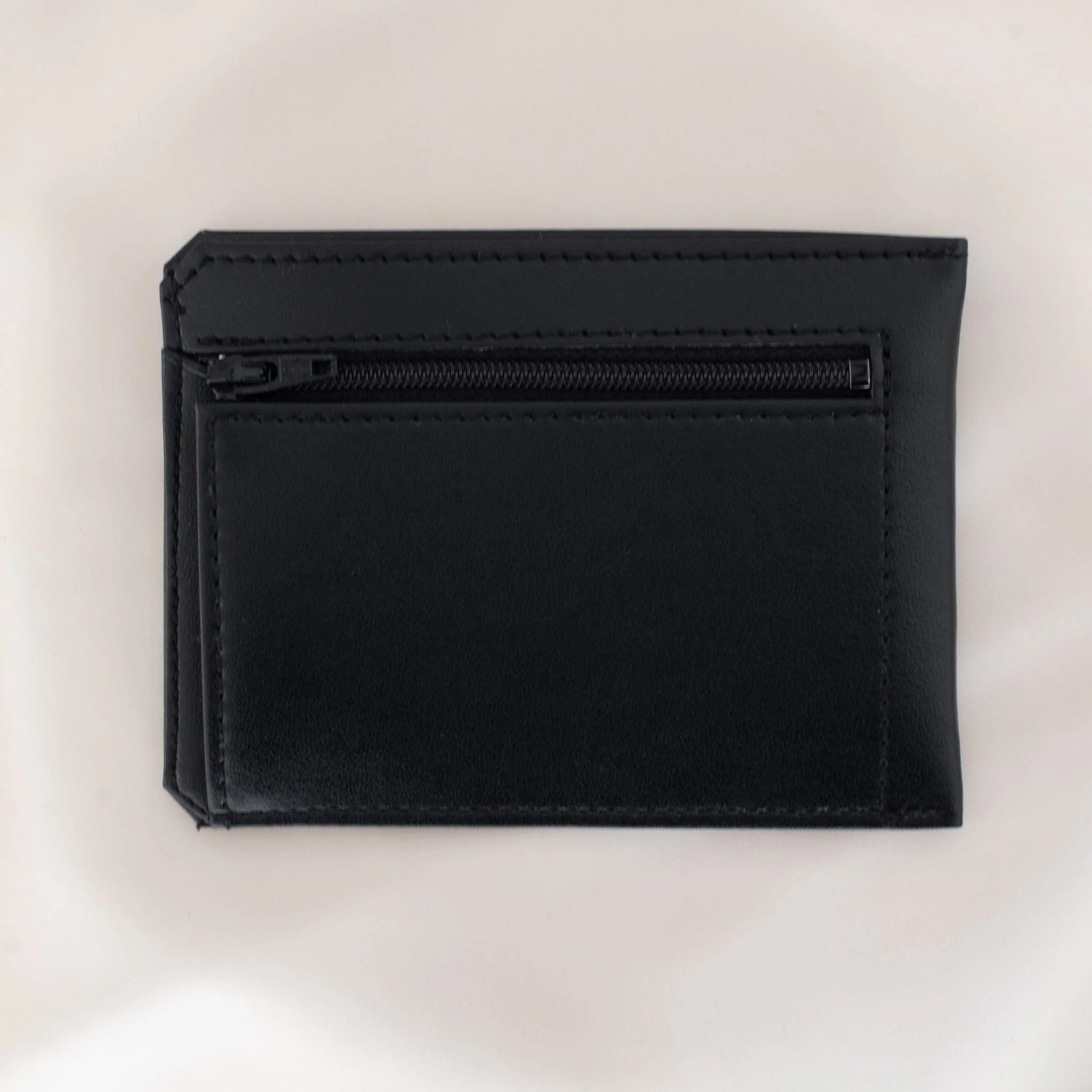 Portefeuille compact Jasmin noir - Image 2