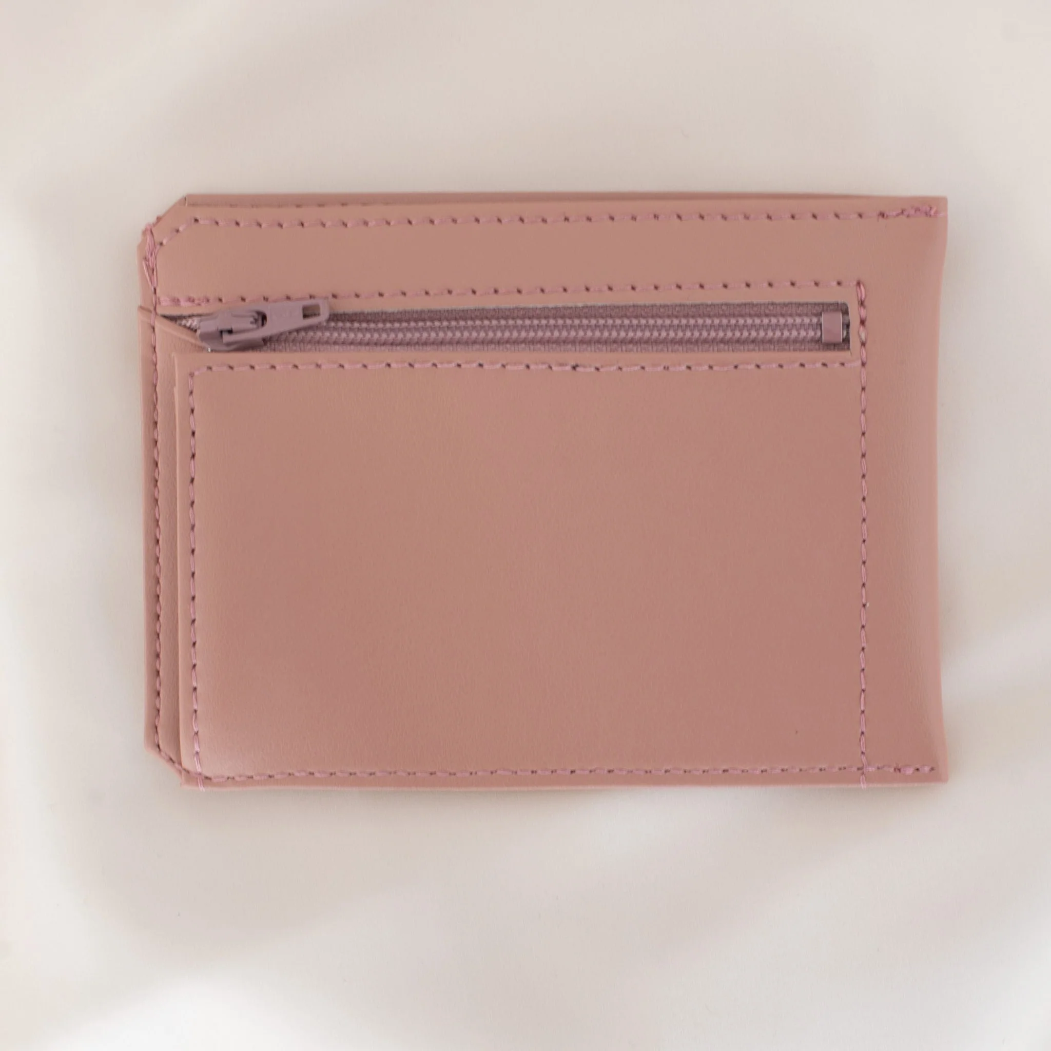 Portefeuille compact Jasmin vieux rose - Image 2
