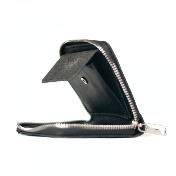 Portefeuille Piñatex Noir - Image 3