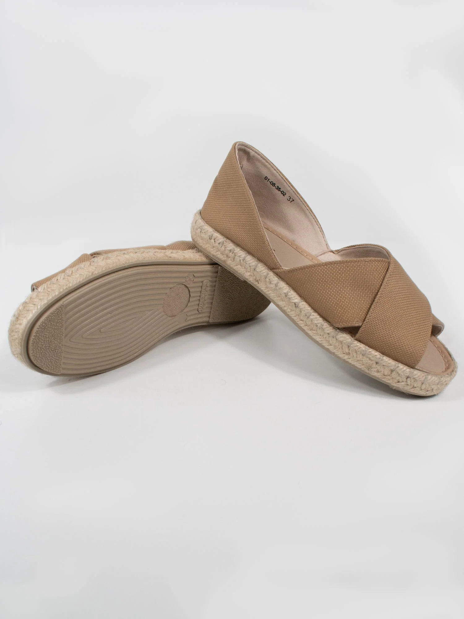 Recycled Espadrille Cross Over Straps - Image 13