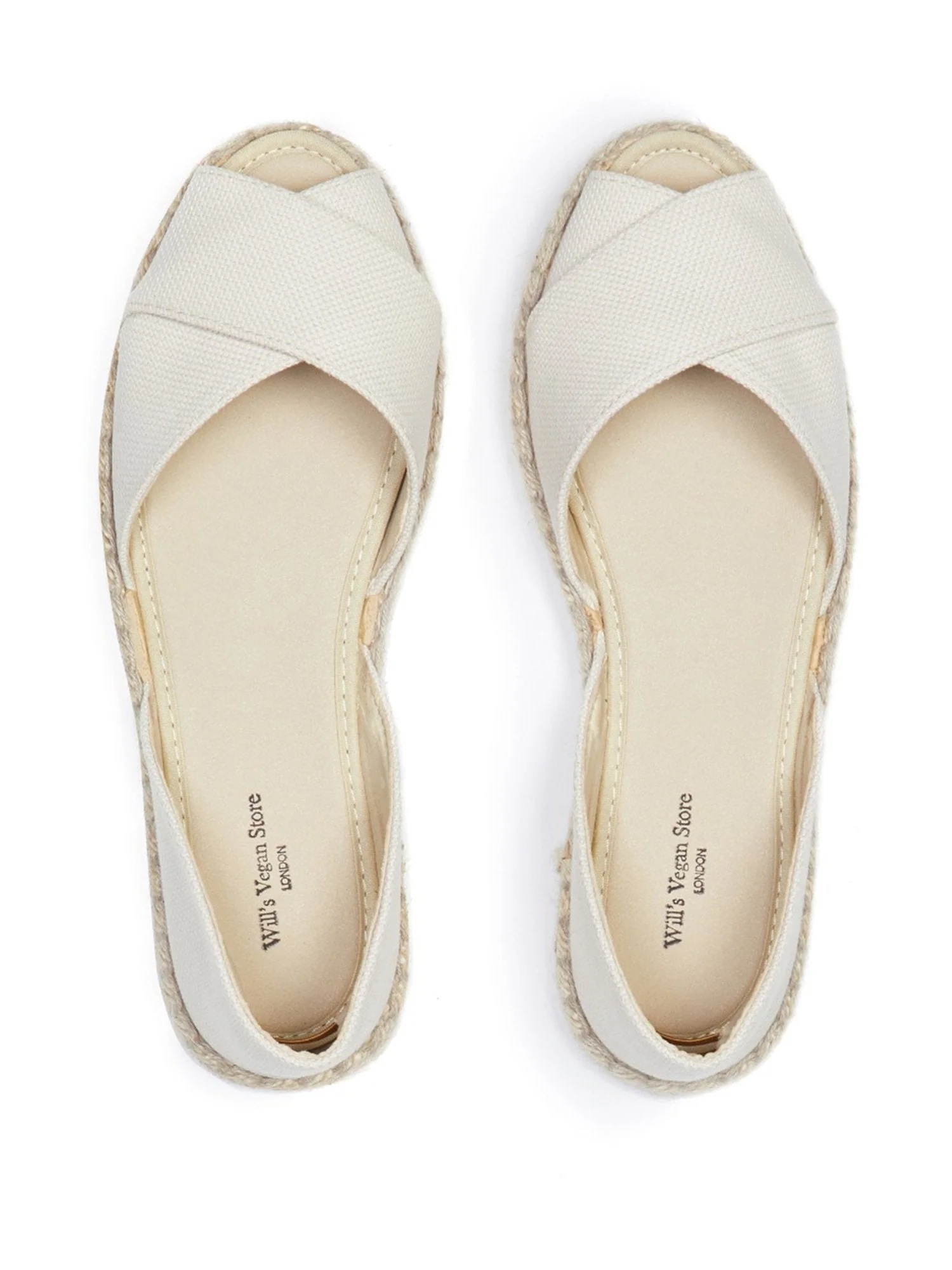 Recycled Espadrille Cross Over Straps - Image 6