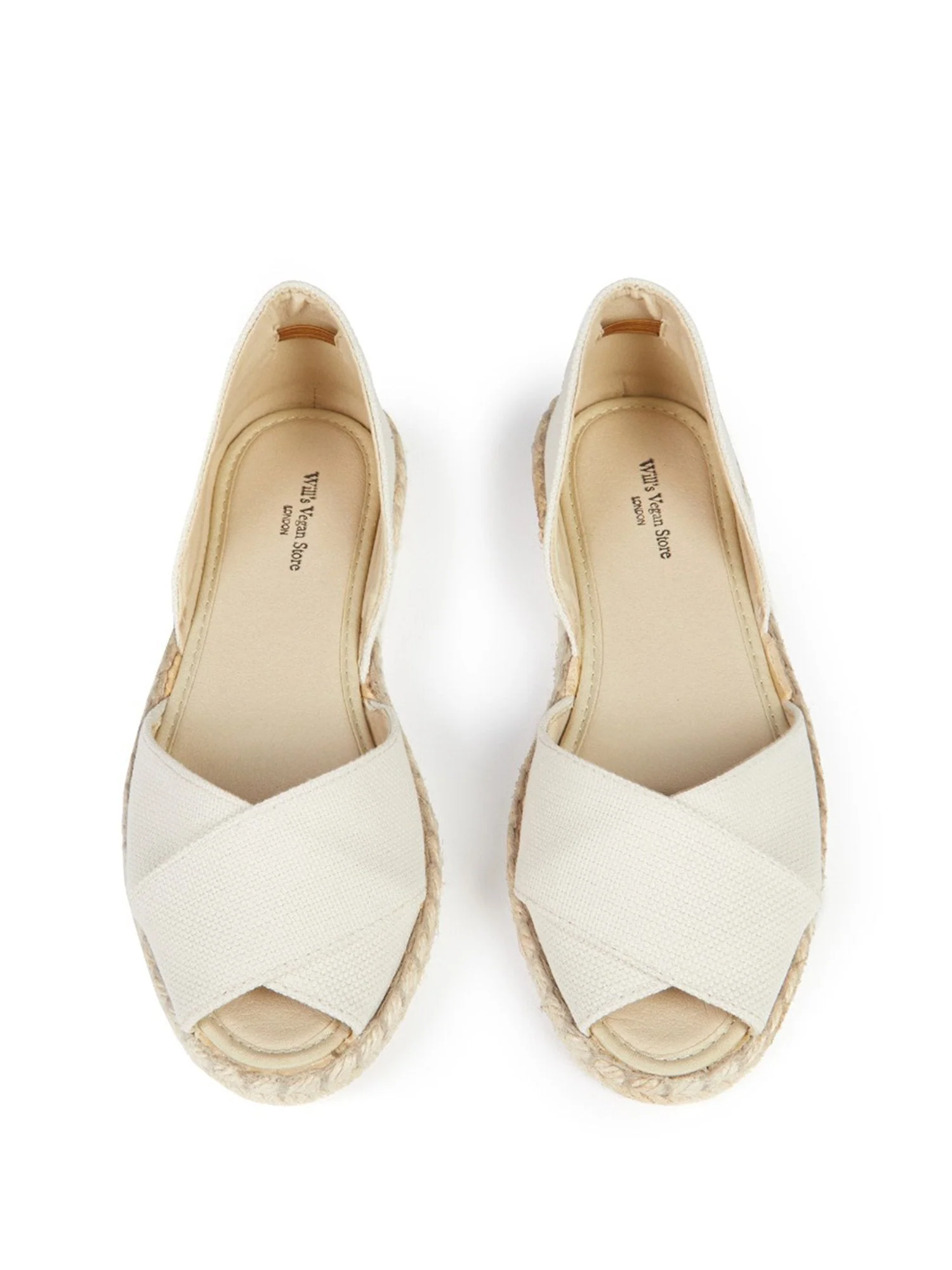 Recycled Espadrille Cross Over Straps - Image 7