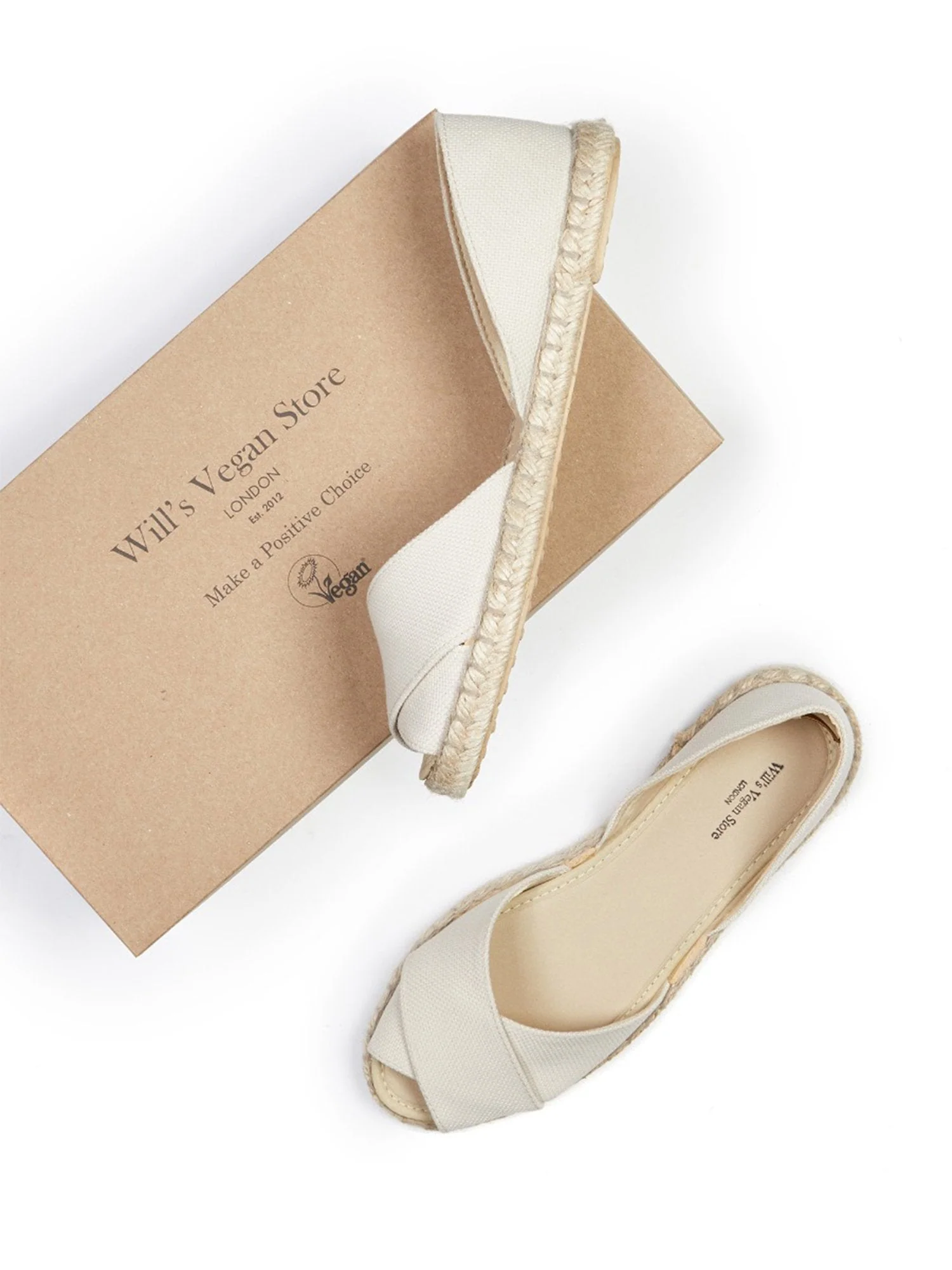 Recycled Espadrille Cross Over Straps - Image 9