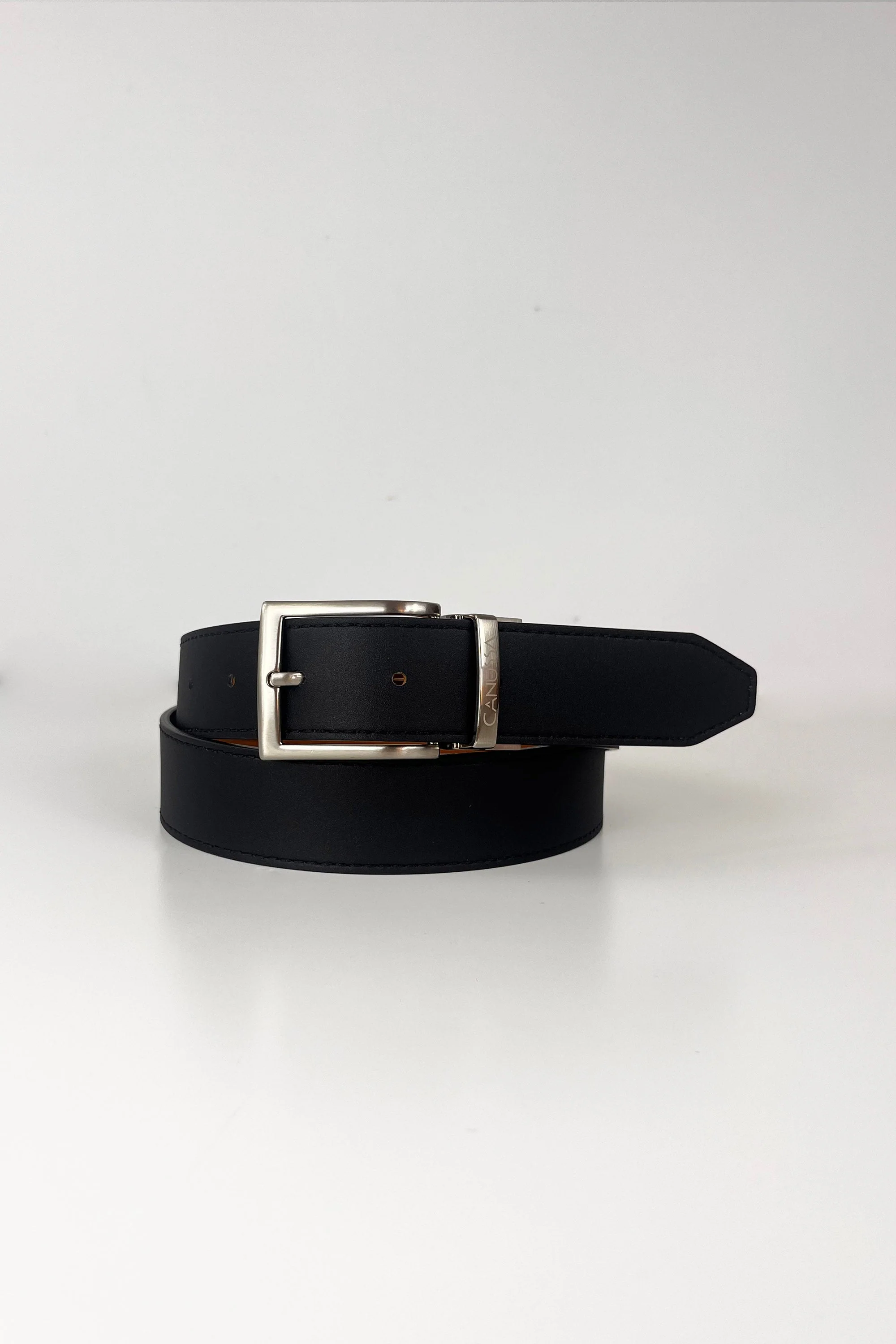 Ceinture réversible – Noir/Marron - Image 6