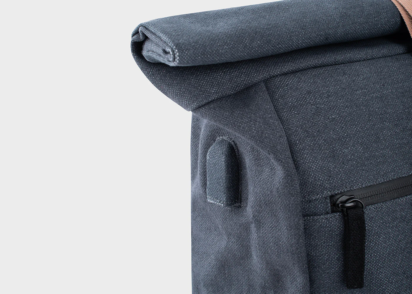 Sac à dos en chanvre waterproof Navy Blue - Image 5