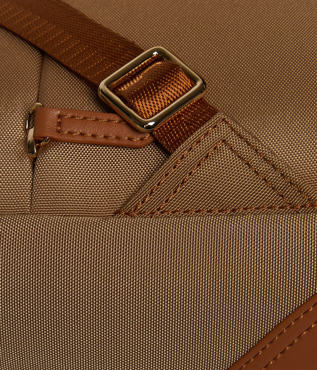 Sac à dos Lively Apple Skin et Nylon recyclé caramel - Image 5