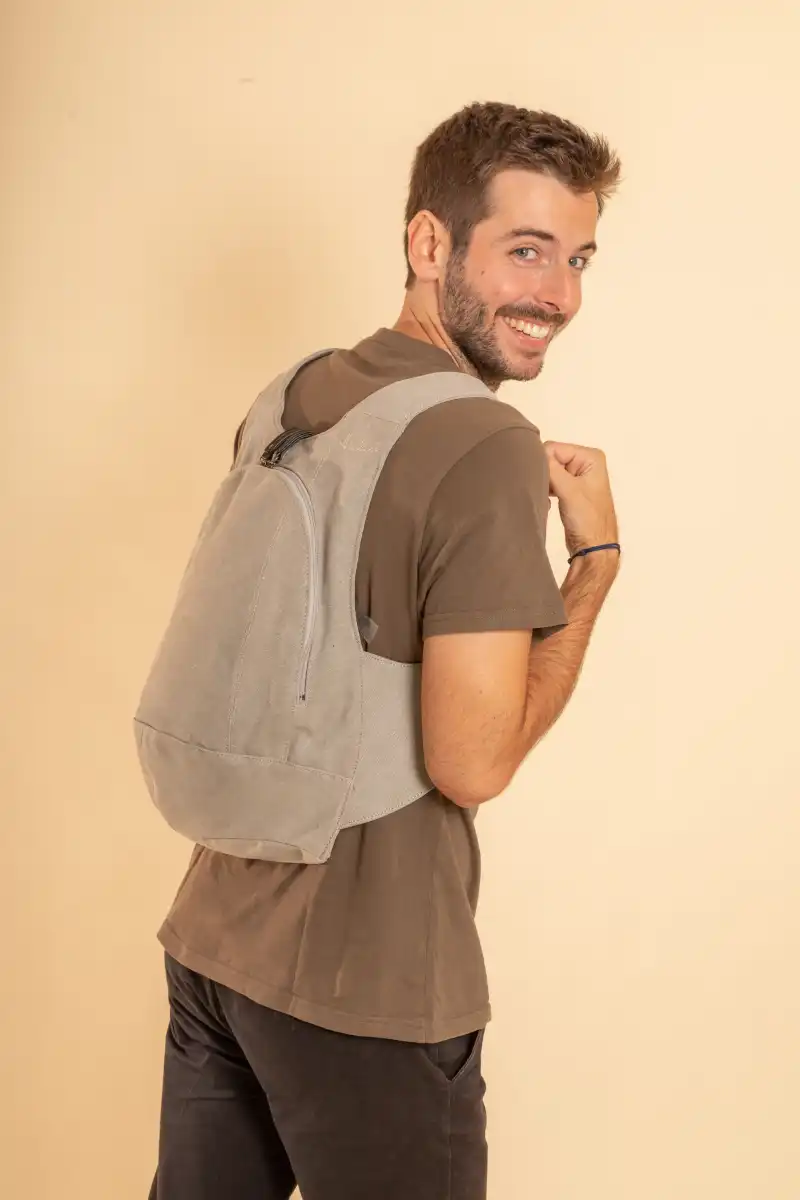 Sac à dos Estival en toile - Sécurisé Antivol - Image 11