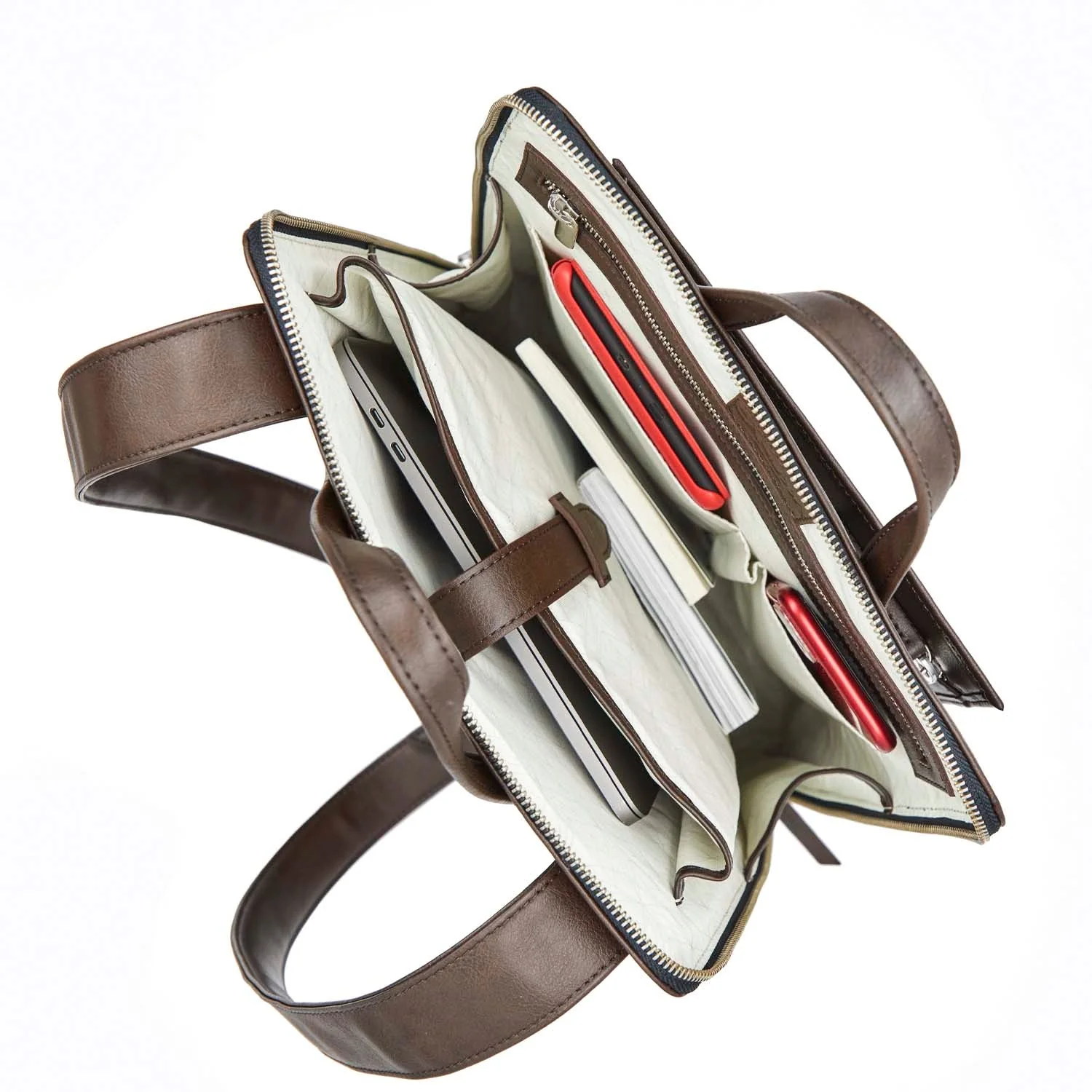 Sac à dos ordinateur - Marron - Image 7
