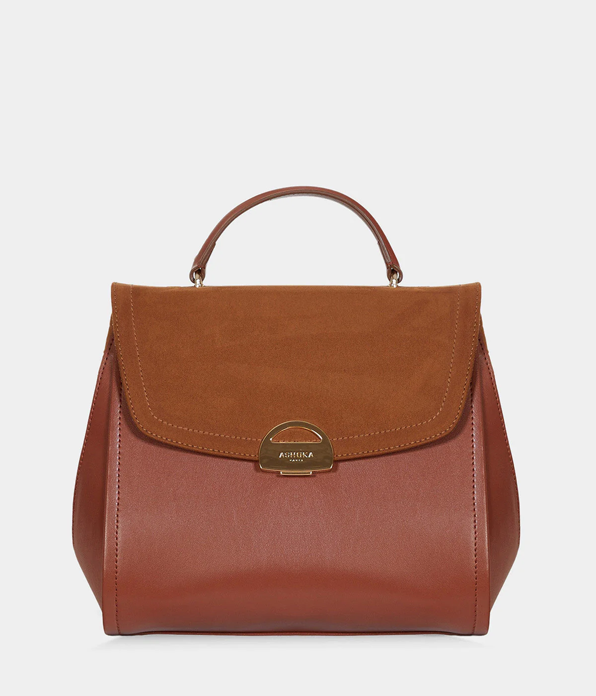 Sac à main Paname Oxymore Apple Skin camel
