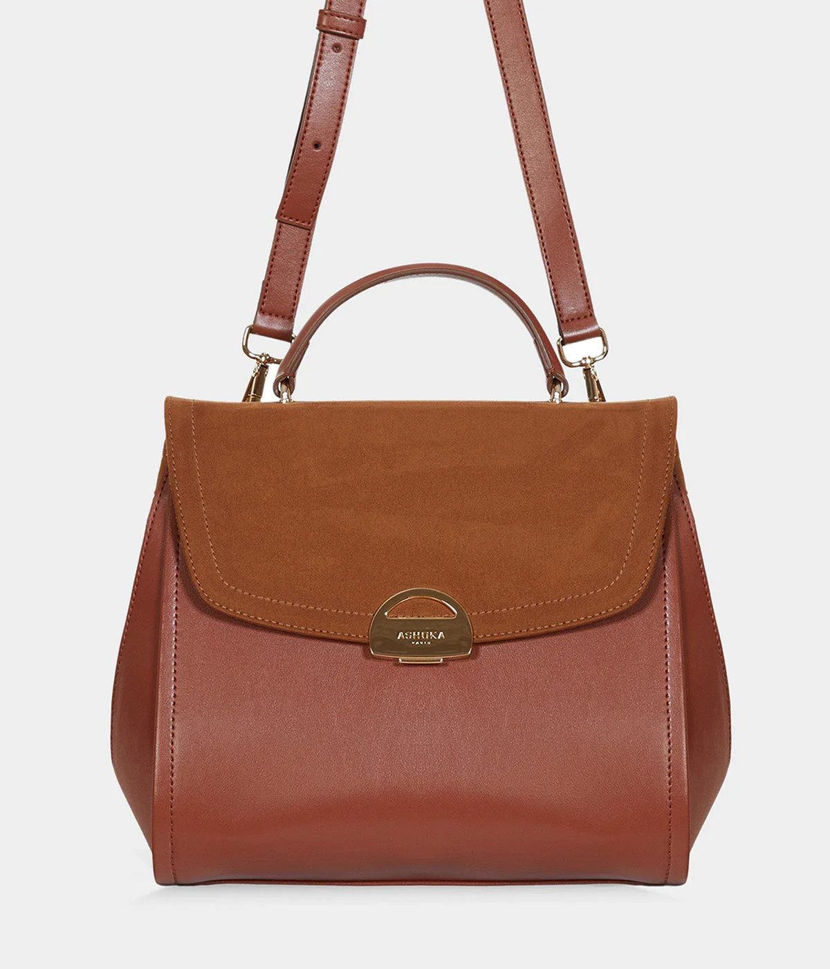 Sac à main Paname Oxymore Apple Skin camel - Image 4