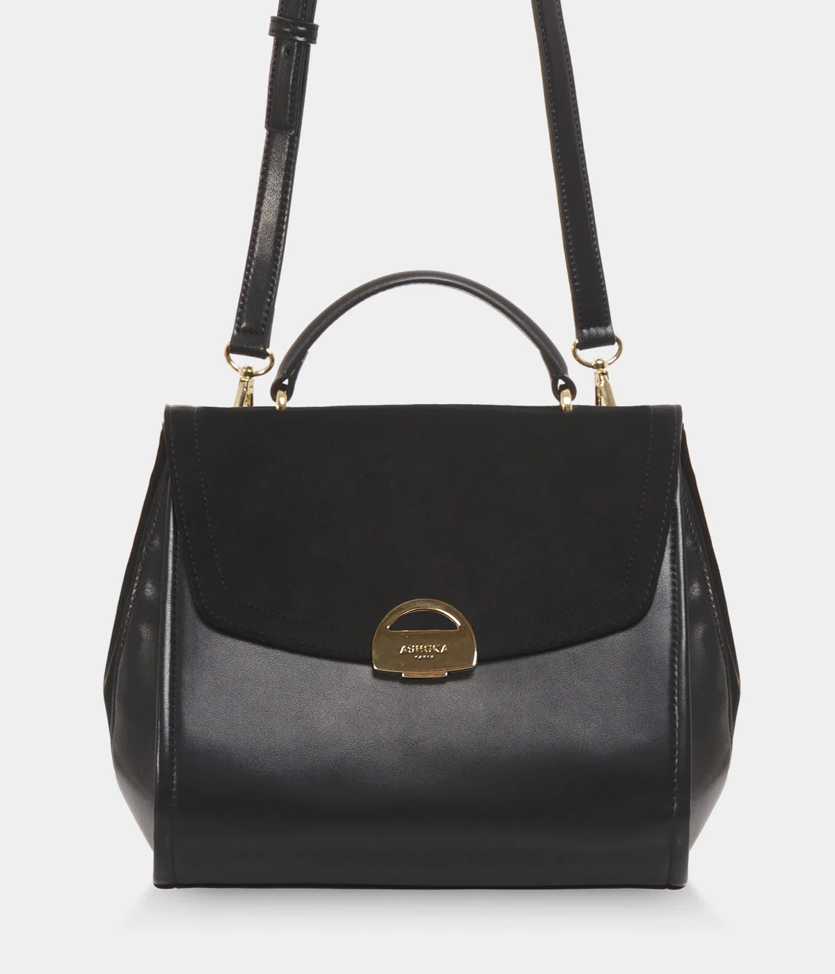 Sac à main Paname Oxymore Apple Skin noir - Image 3