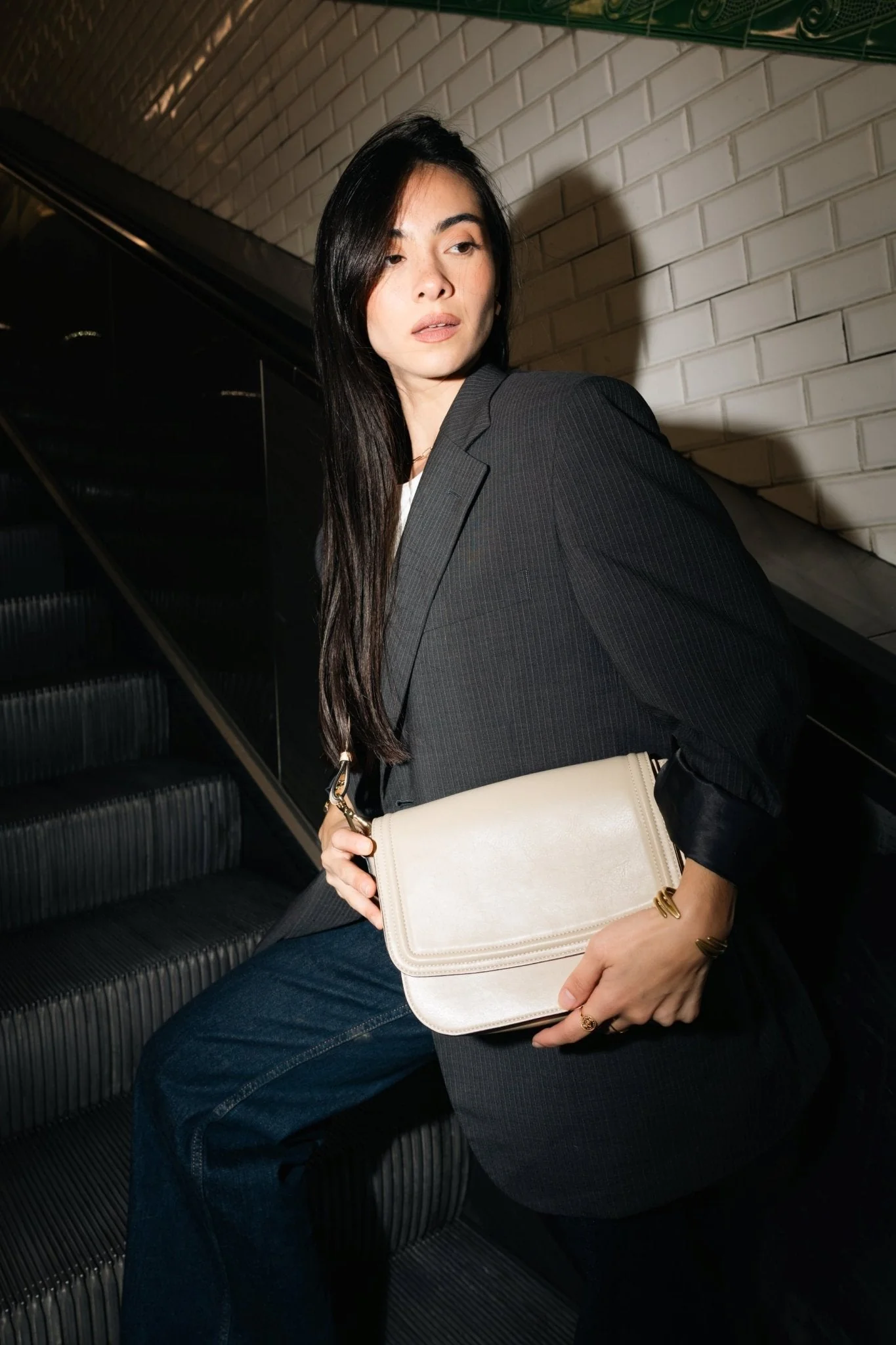 Sac Brigitte Couture Bambou Sable - Image 2