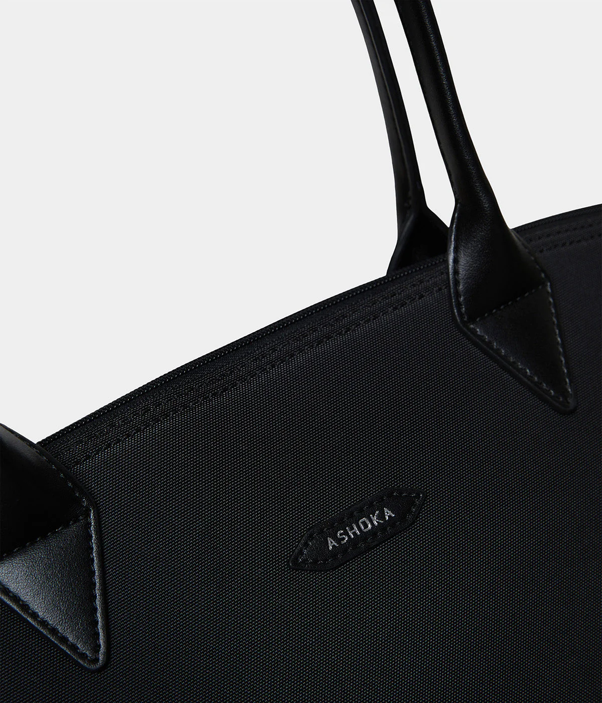 Sac cabas Jolly Apple Skin et Nylon recyclé noir - Image 4