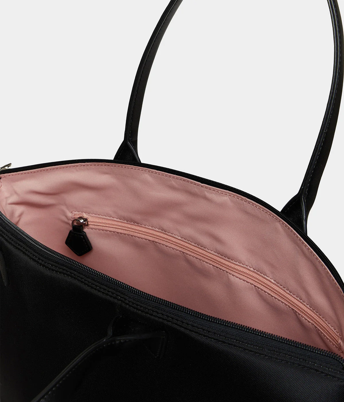 Sac cabas Jolly Apple Skin et Nylon recyclé noir - Image 6