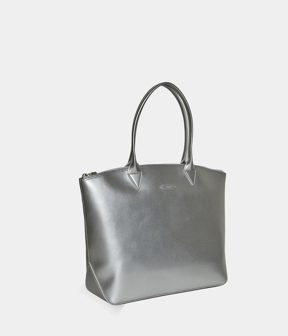 Sac cabas Jolly full Apple Skin argent - Image 6