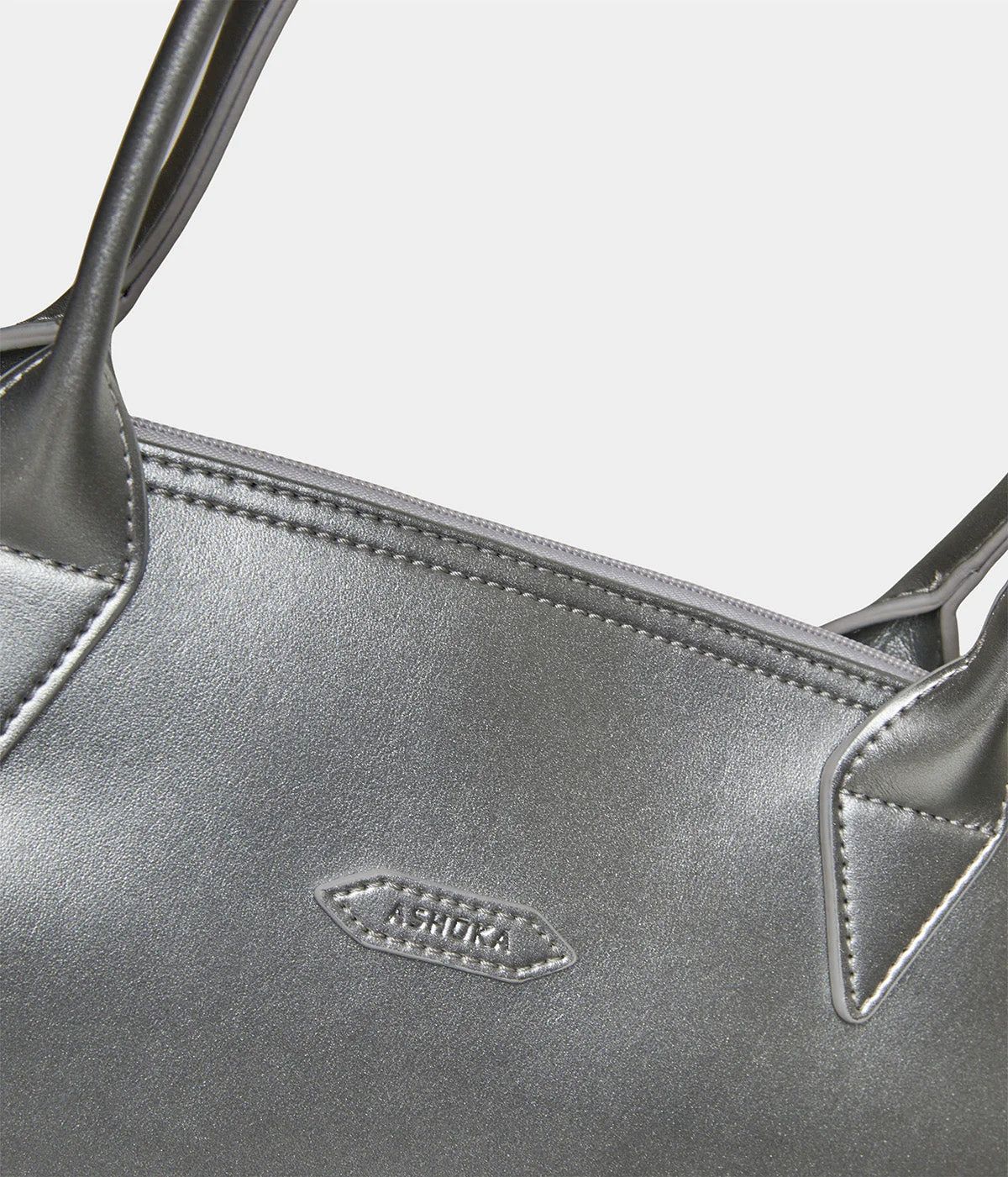 Sac cabas Jolly full Apple Skin argent - Image 7