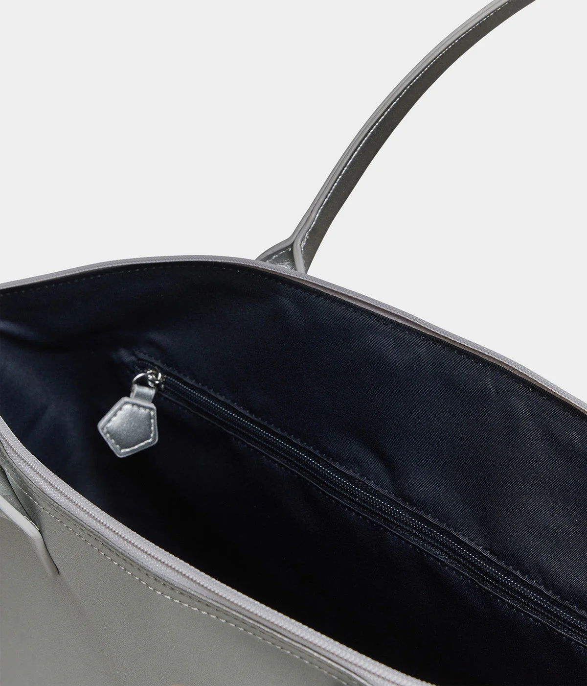 Sac cabas Jolly full Apple Skin argent - Image 9
