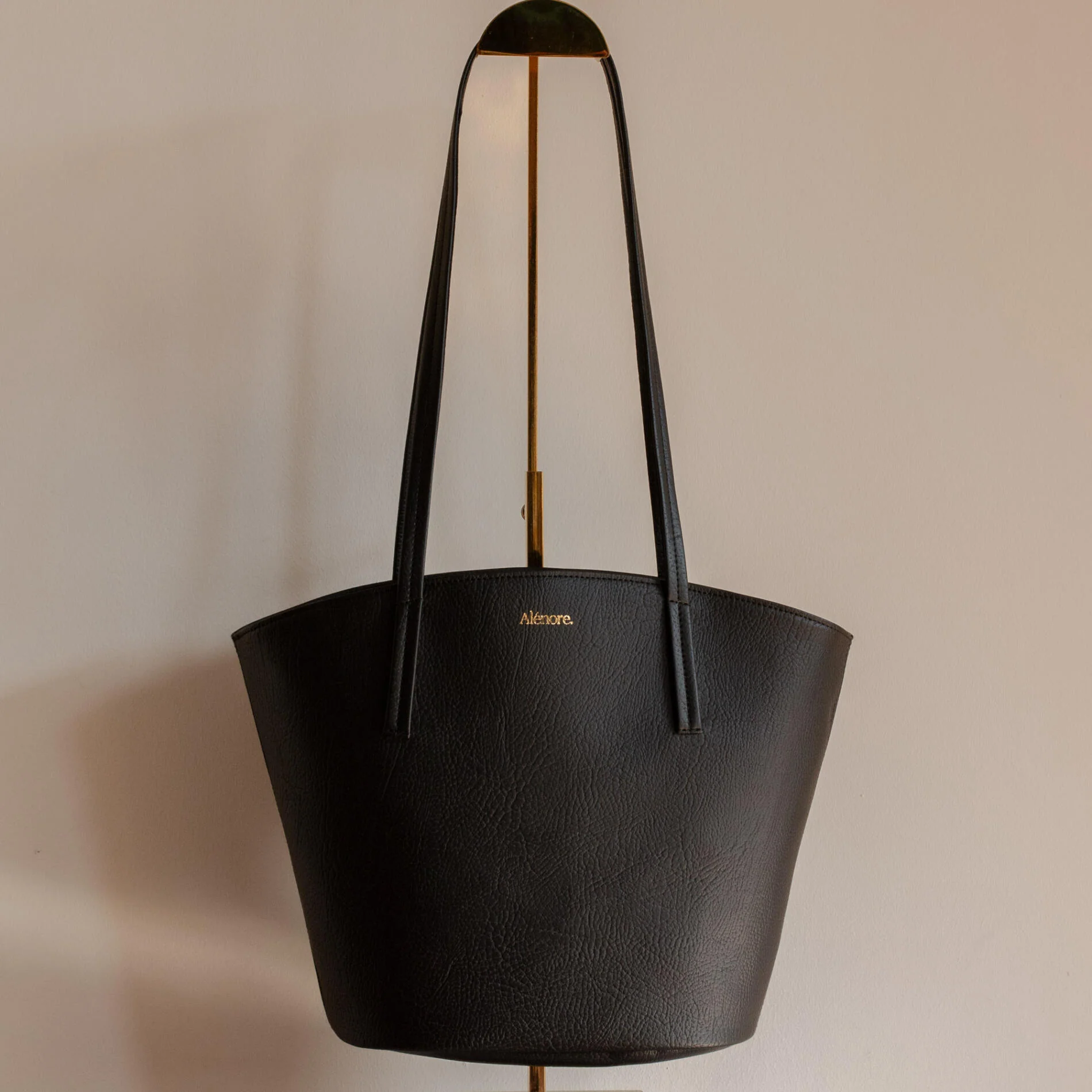 Mini Cabas mimosa noir - Image 8