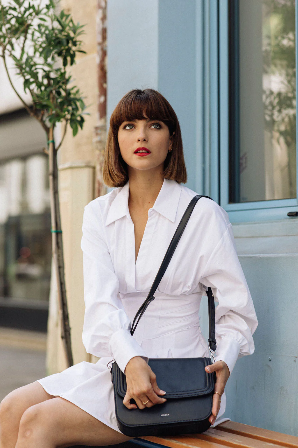 Sac Brigitte Couture bleu marine - Image 2