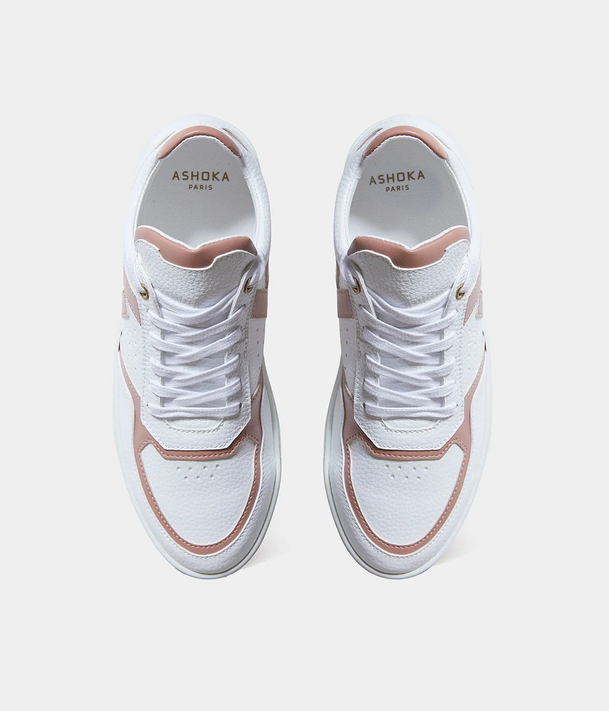 Sneaker Matéo basse biosourcée & recyclée nude - Image 6