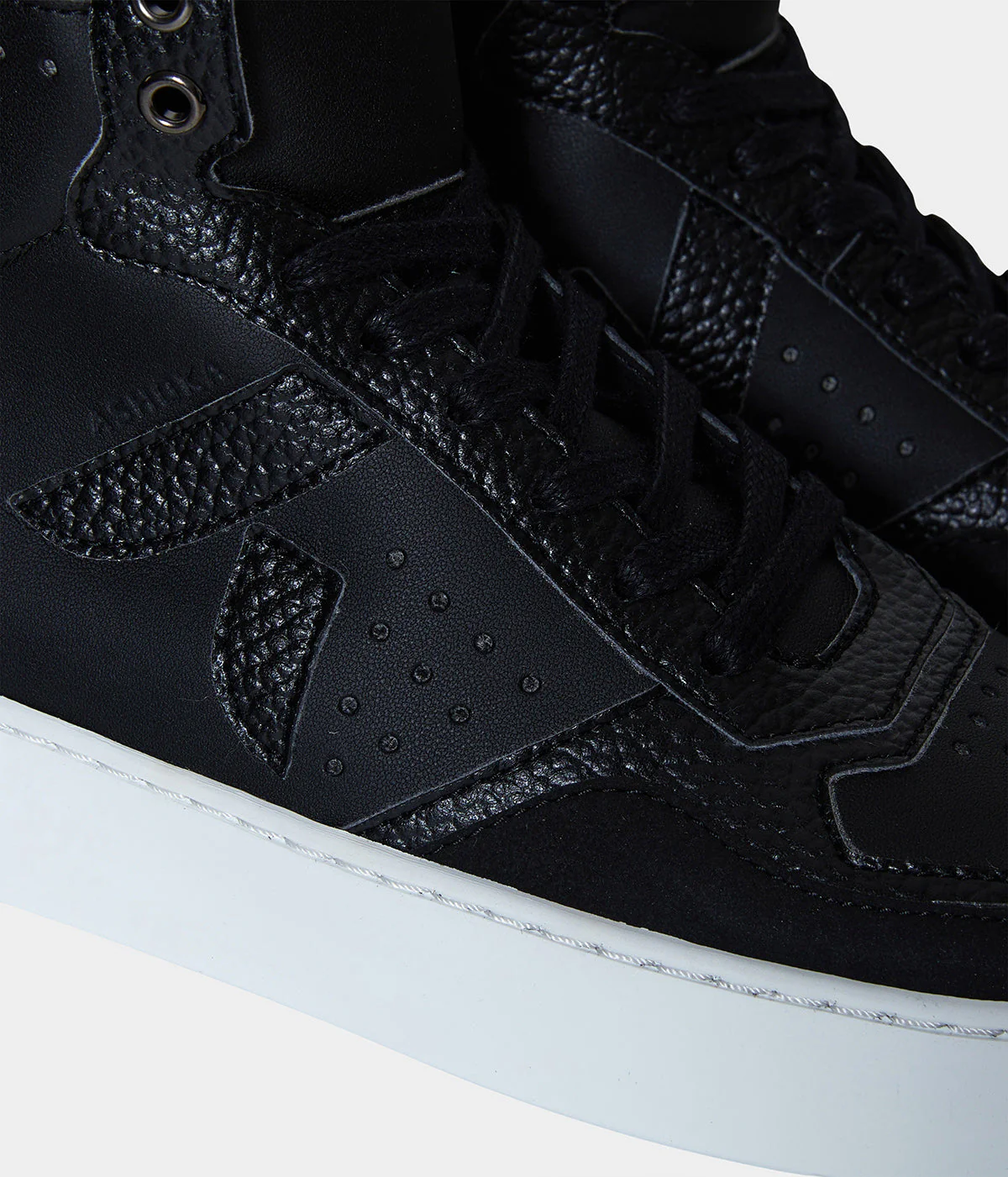 Sneaker Matéo montante biosourcée & recyclée noire - Image 8