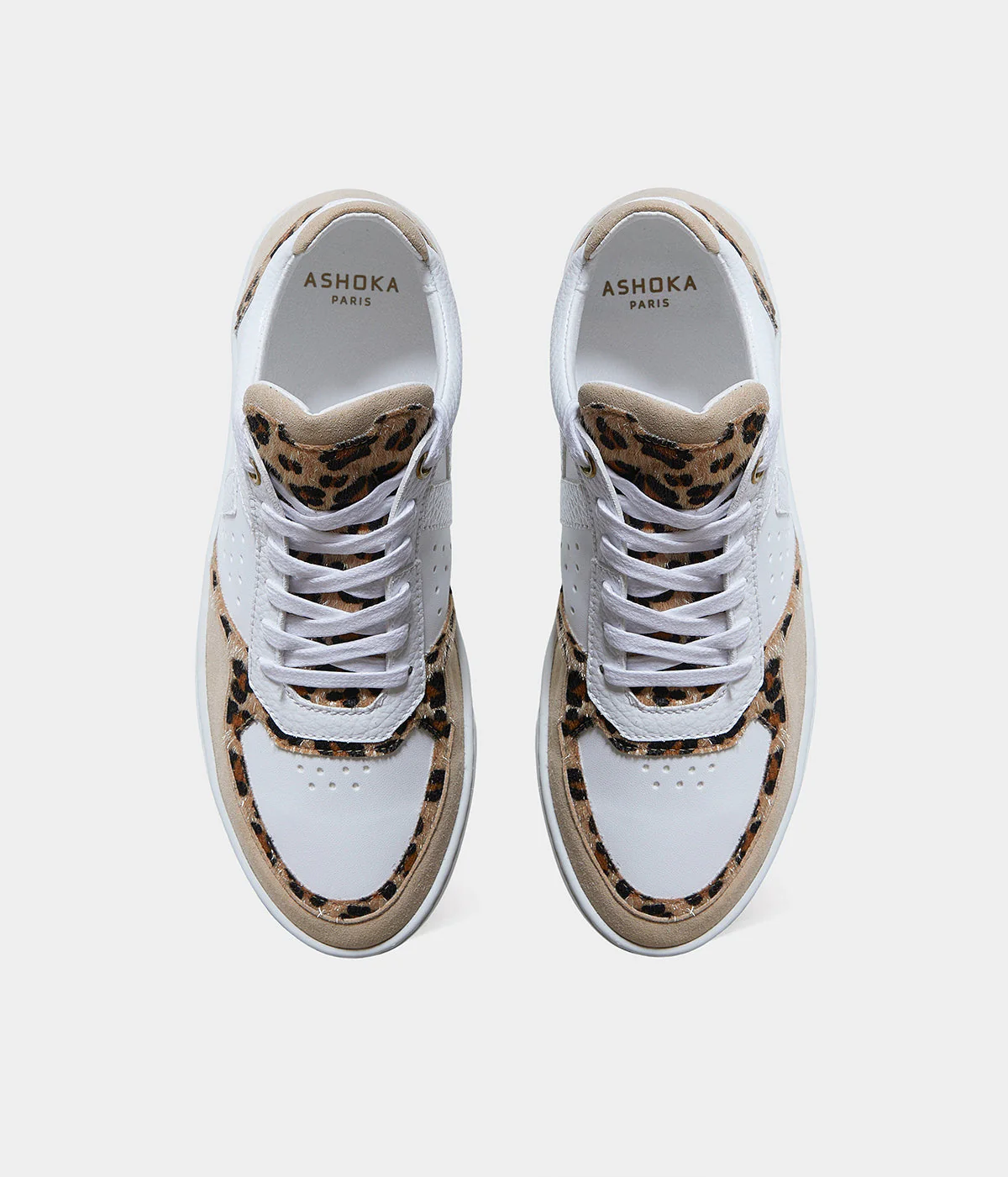 Sneaker Matéo basse biosourcée & recyclée Léopard - Image 3