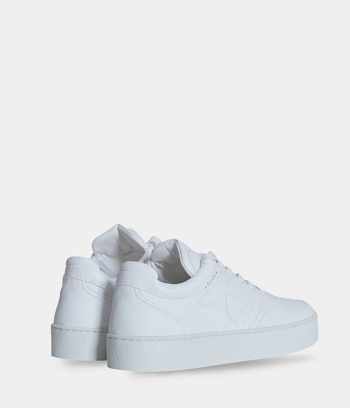 Sneaker Matéo basse biosourcée & recyclée blanche - Image 3