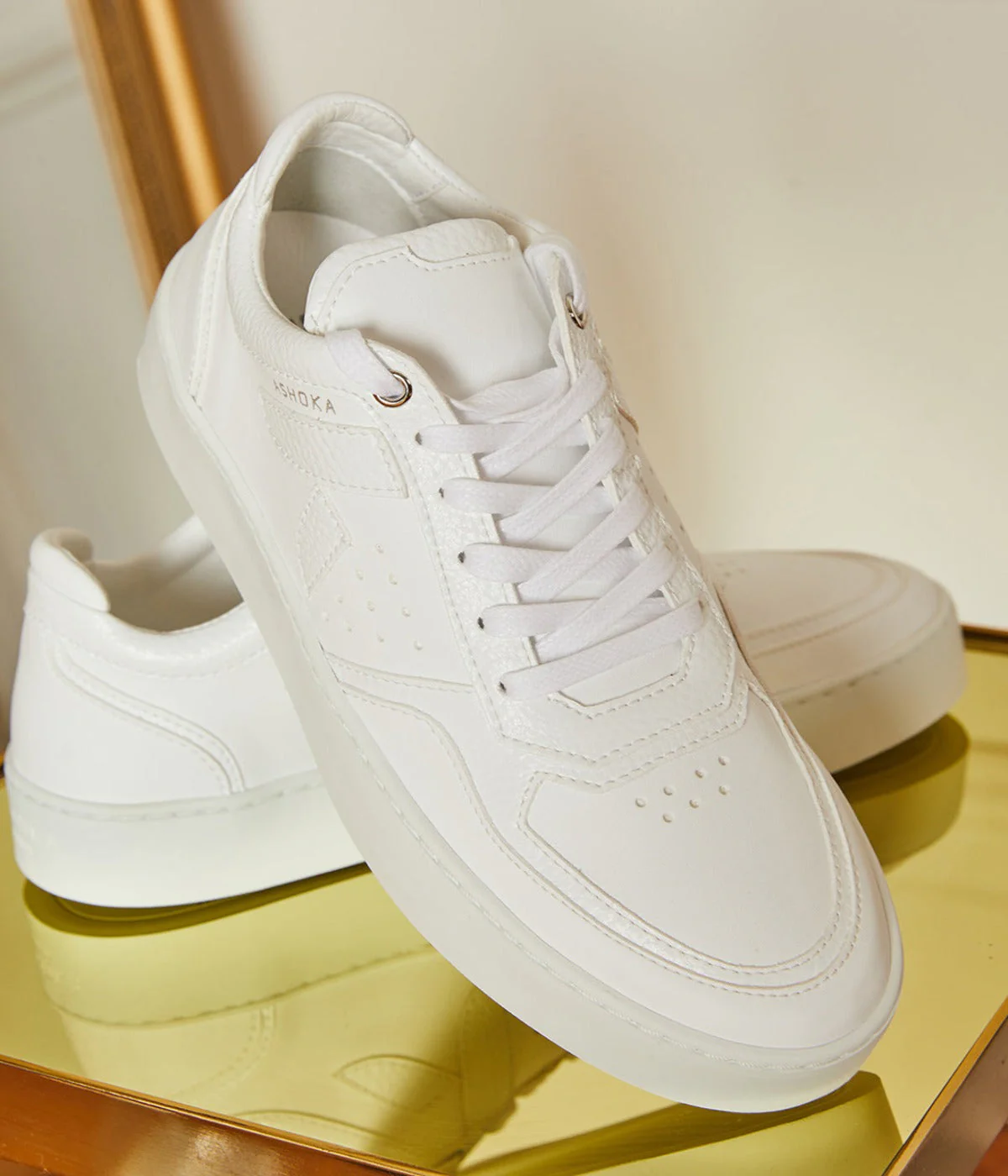 Sneaker Matéo basse biosourcée & recyclée blanche - Image 8