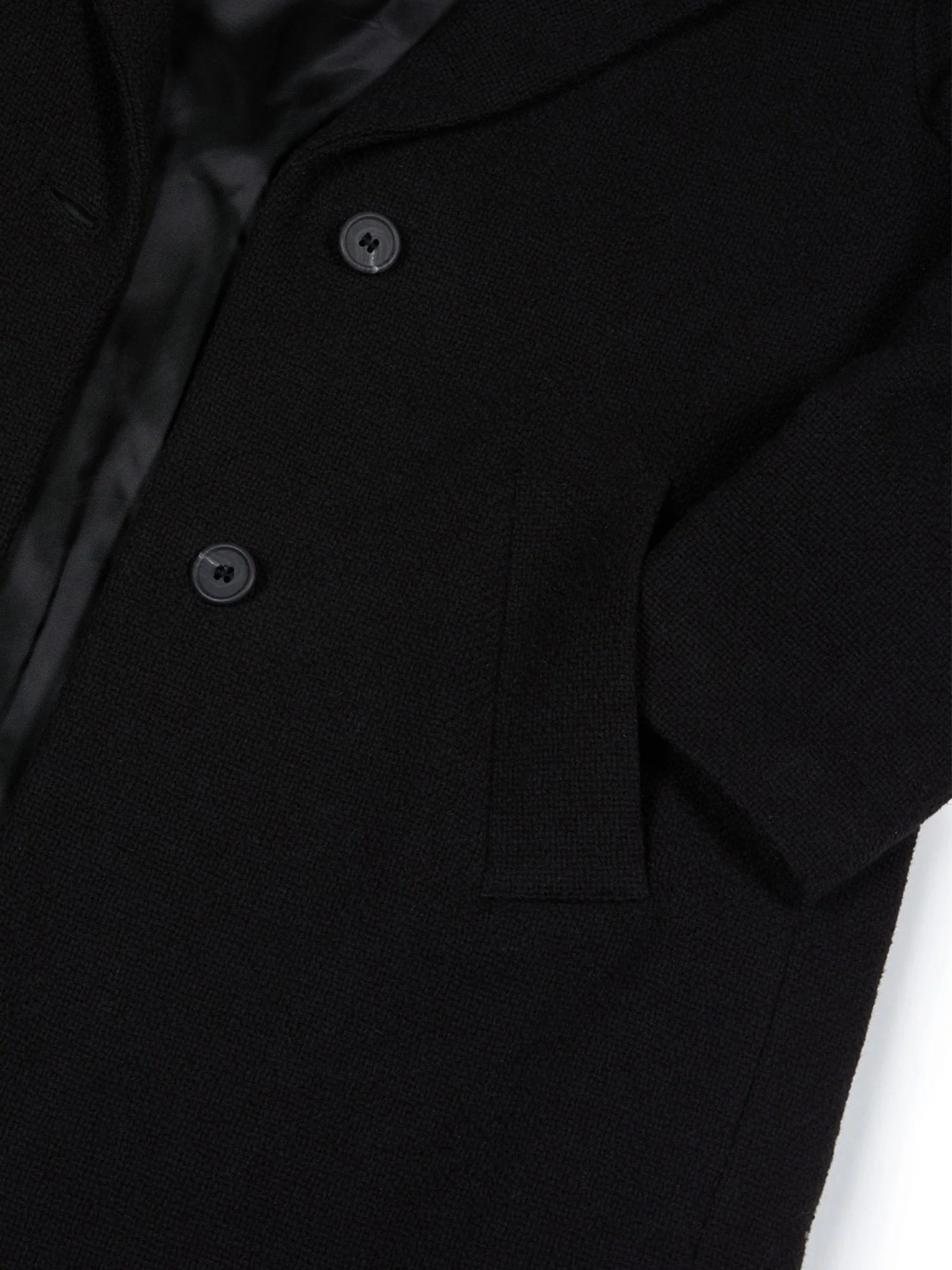 Structured Vegan Wool Coat - Image 5