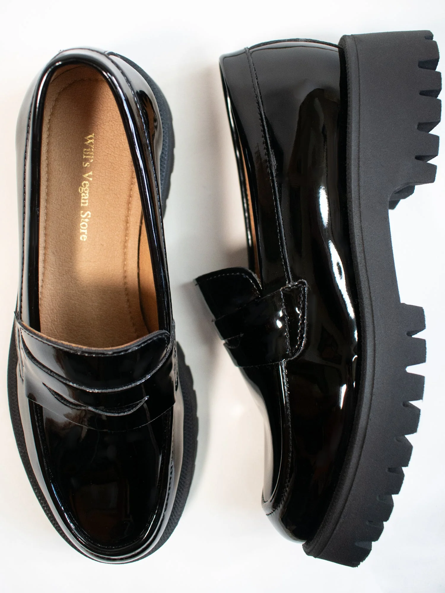 Track Sole Penny Loafers - Image 4
