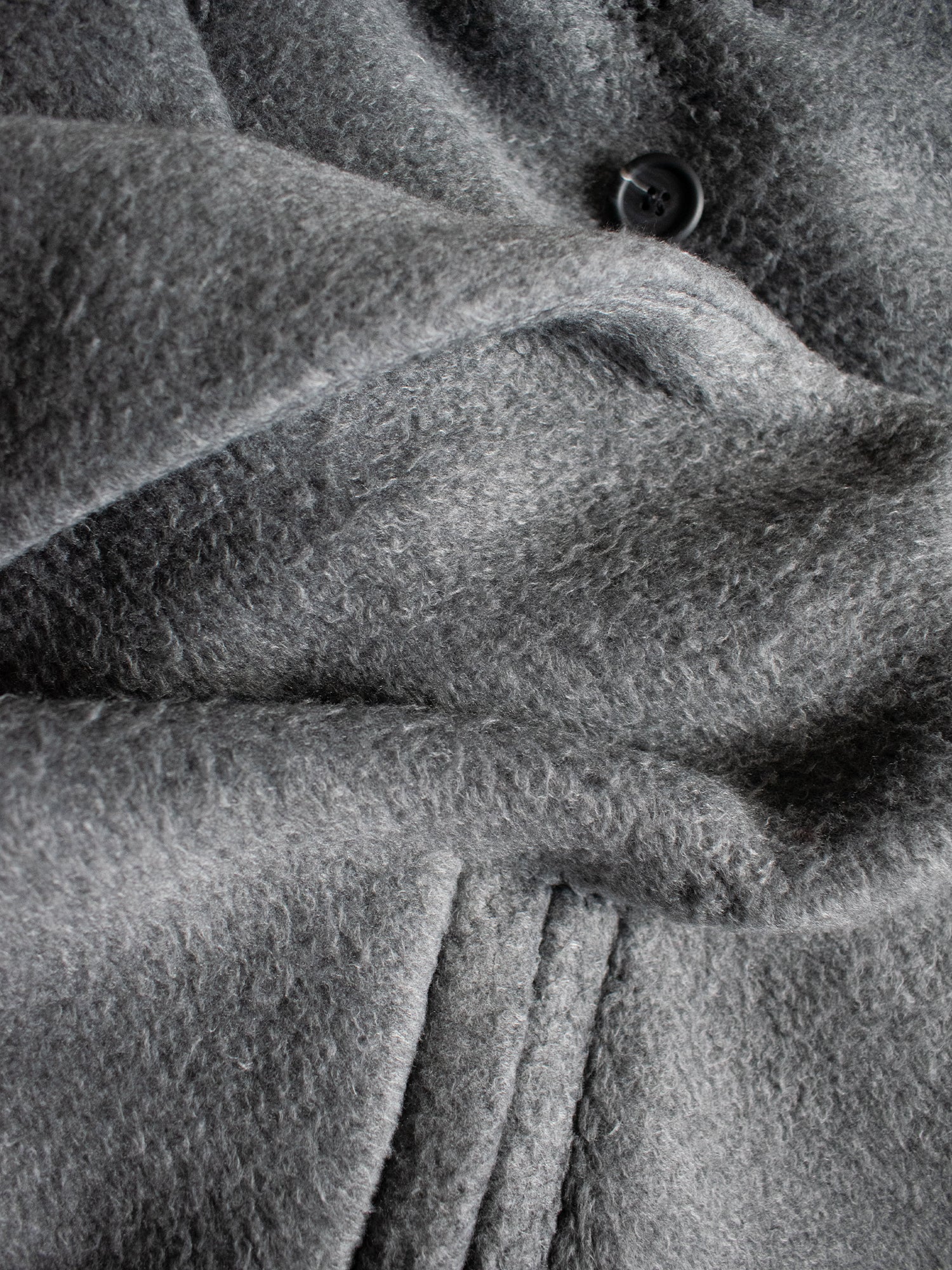 Manteau Vegan Oversize Gris - Image 4