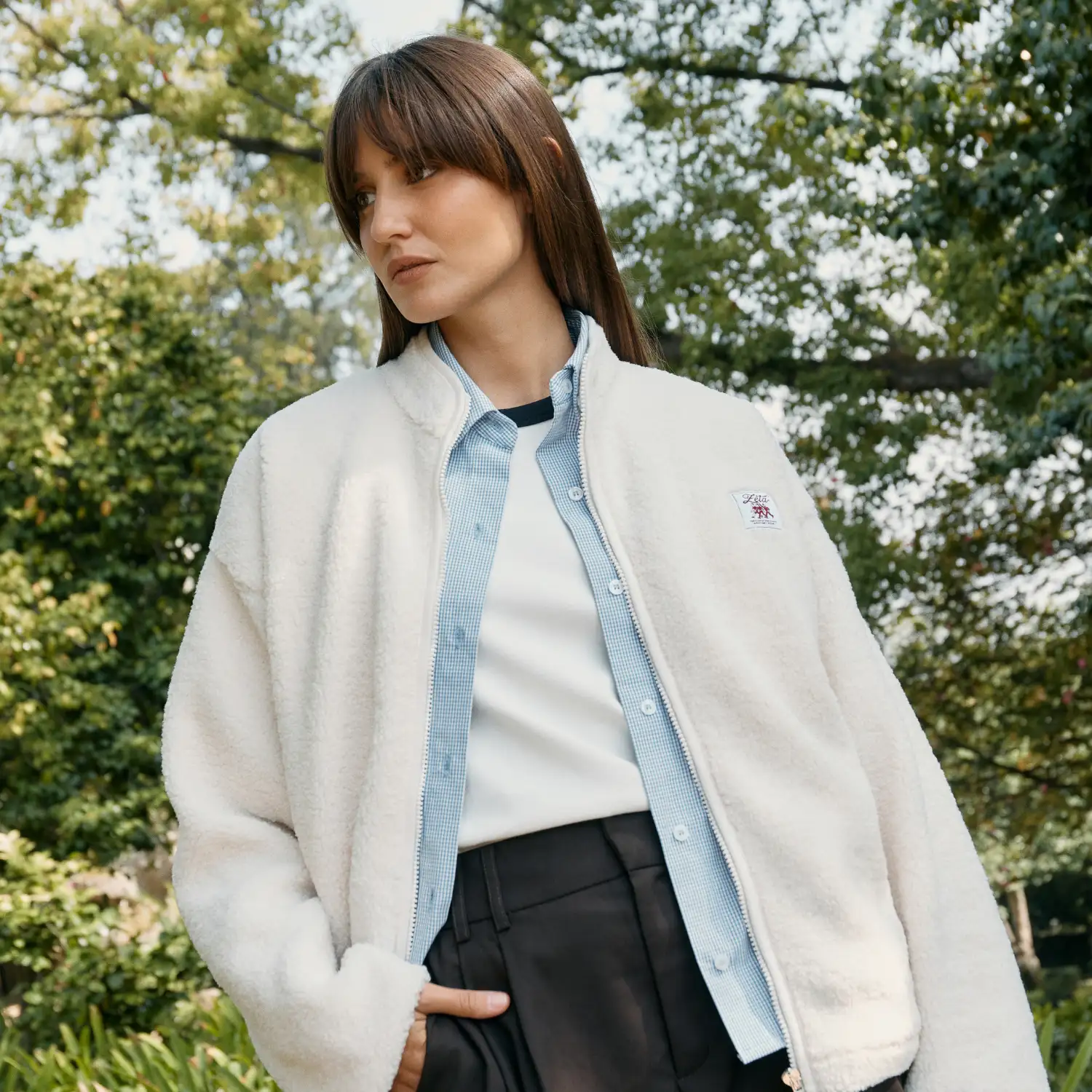 Veste Sherpa Beige - Image 3